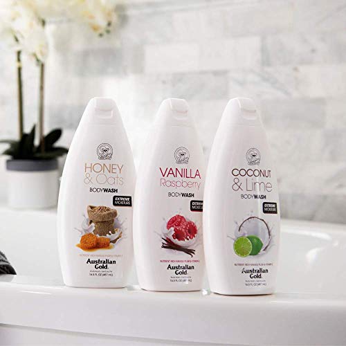 Australian Gold Body Wash, Gentle & Moisturizing with Nutrient Rich Kakadu Plum & Vitamin E
