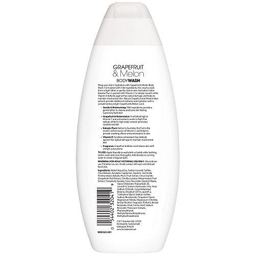 Australian Gold Body Wash, Gentle & Moisturizing with Nutrient Rich Kakadu Plum & Vitamin E