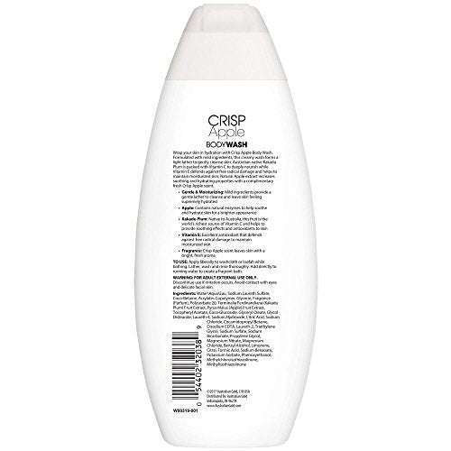 Australian Gold Body Wash, Gentle & Moisturizing with Nutrient Rich Kakadu Plum & Vitamin E