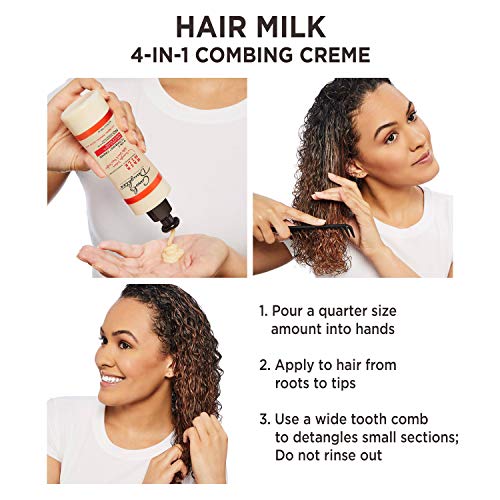 Carol's Daughter Hair Milk 4 in 1 Combing Creme for Curls, Coils and Waves, with Agave and Olive Oil