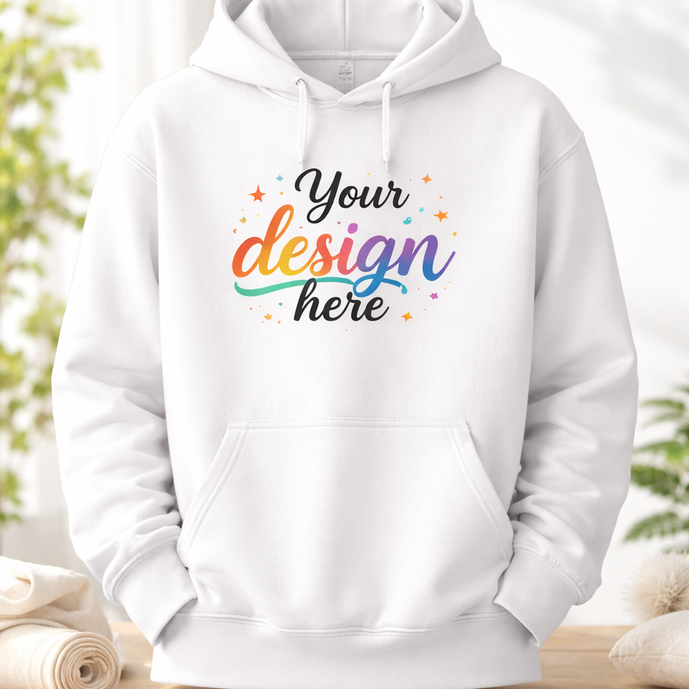 Custom Hoodie Printing (DTF + Heat Press)