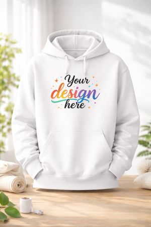 Custom Hoodie Printing (DTF + Heat Press)