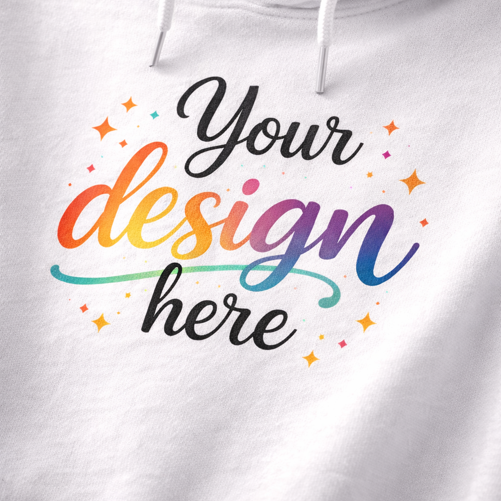 Custom Hoodie Printing (DTF + Heat Press)