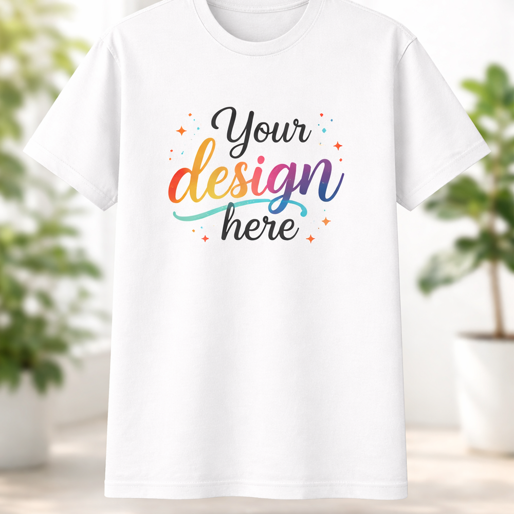 Custom T-Shirt Printing (DTF + Heat Press)