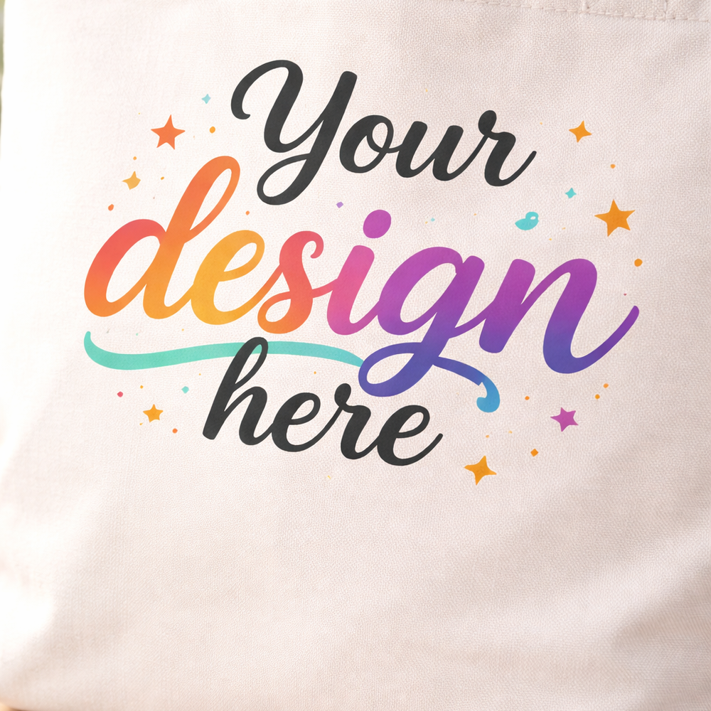 Custom Tote Bag Printing (DTF + Heat Press)