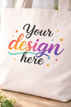 Custom Tote Bag Printing (DTF + Heat Press)